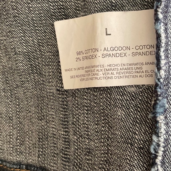 Ladies BANDOLINOBLU Jean Jacket Size Large - Picture 5 of 5